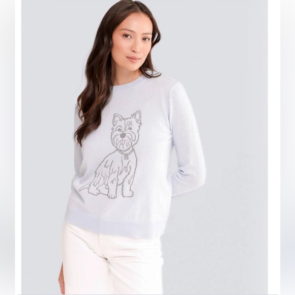 Alashan Cashmere Sweaters - Alashan Cotton Cashmere blend Koa Westie Pullover
LC2364 $129 MED light blue